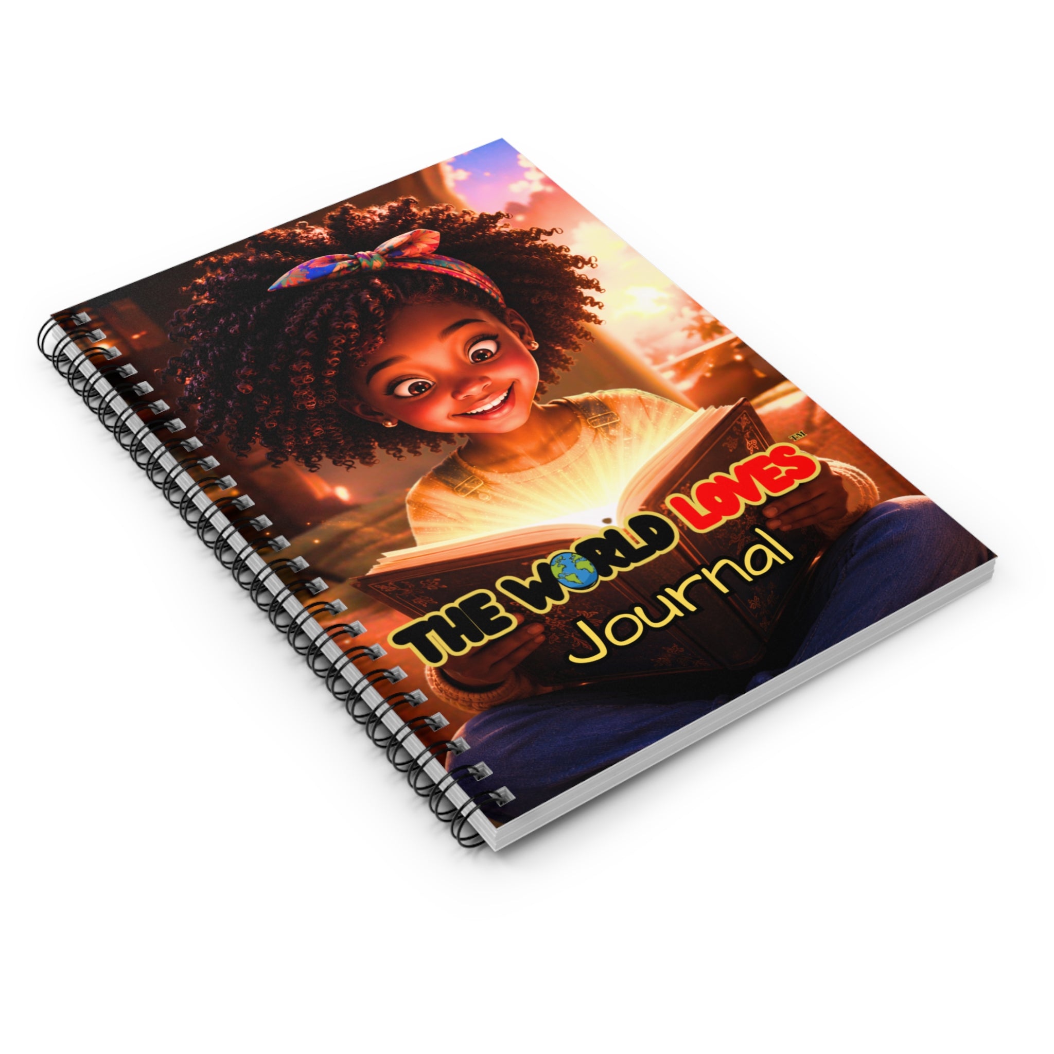 The World Loves™ Spiral Notebook — Ruled Journal for Travel, Gratitude & Everyday Notes