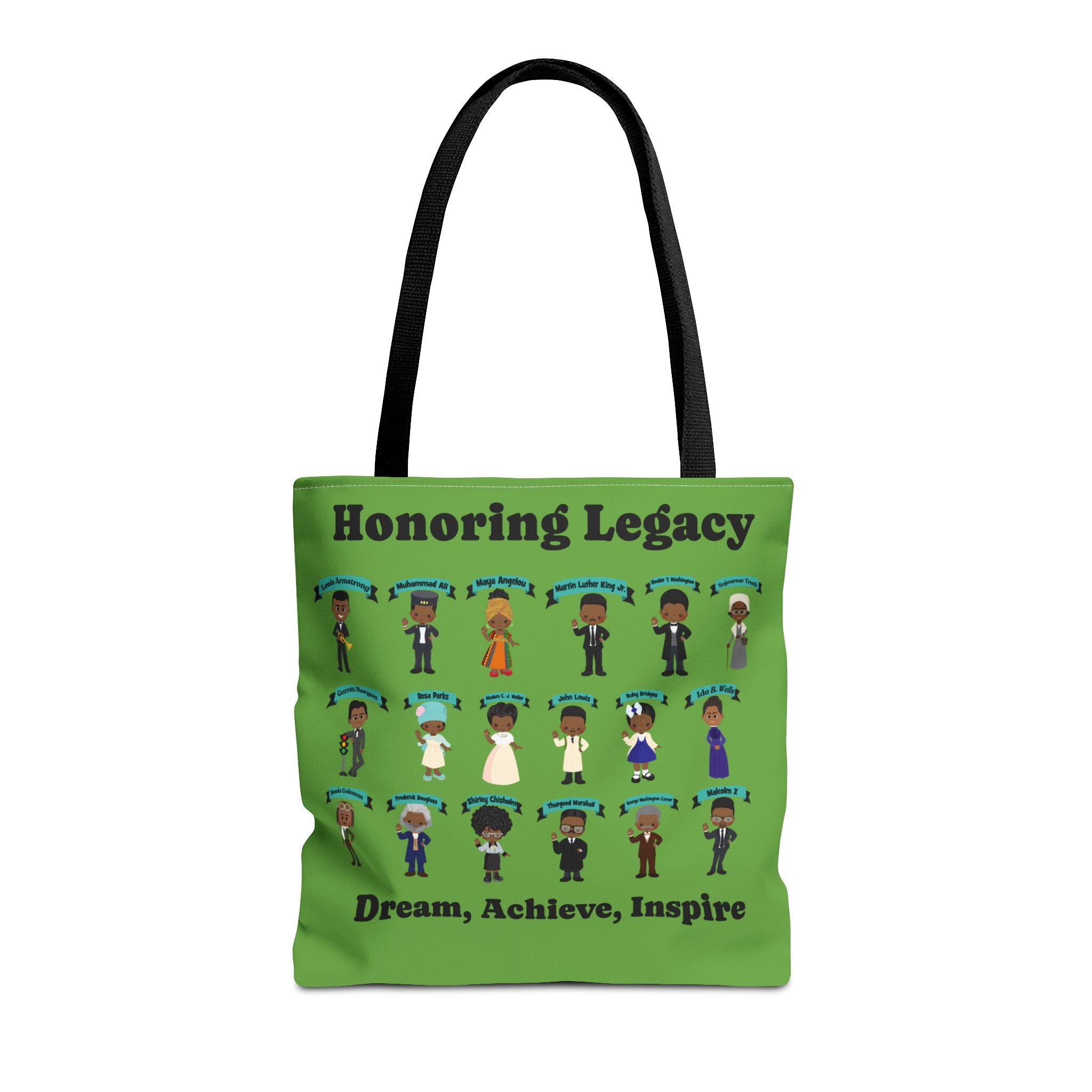 Tote Bag, Black History Figures, Honoring Legacy - African American History, Civil Rights Leader Tote, Inspirational Black Leaders Bag,