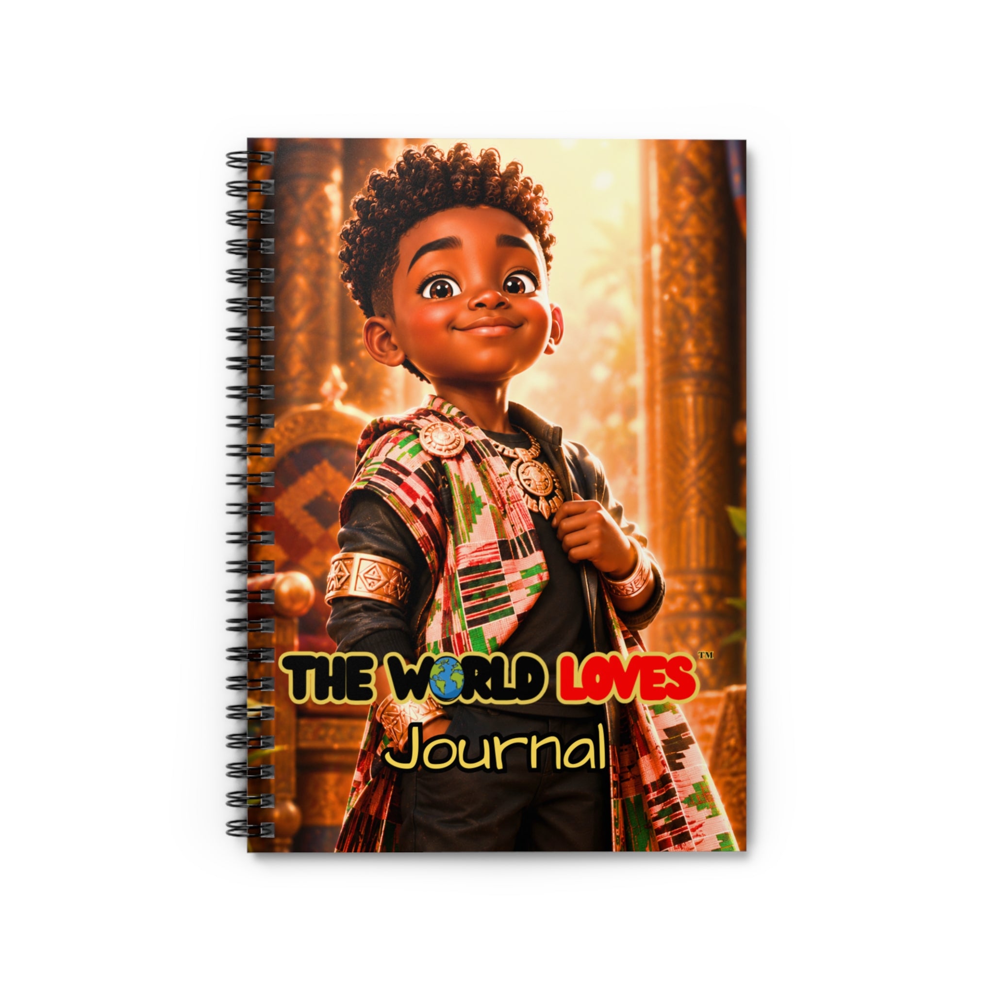 The World Loves™ Spiral Notebook — Ruled Journal for Travel, Gratitude & Everyday Notes