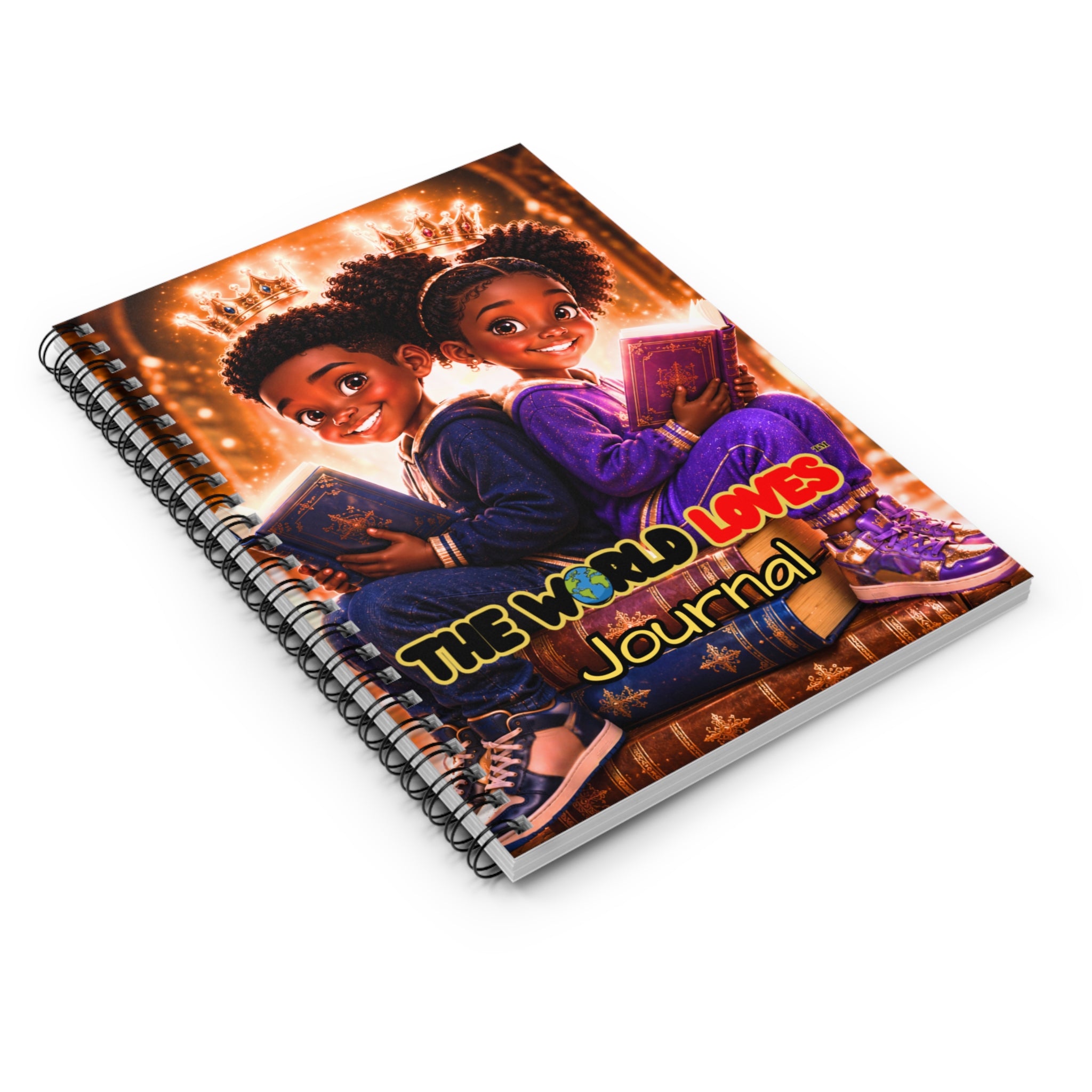 The World Loves™ Spiral Notebook — Ruled Journal for Travel, Gratitude & Everyday Notes
