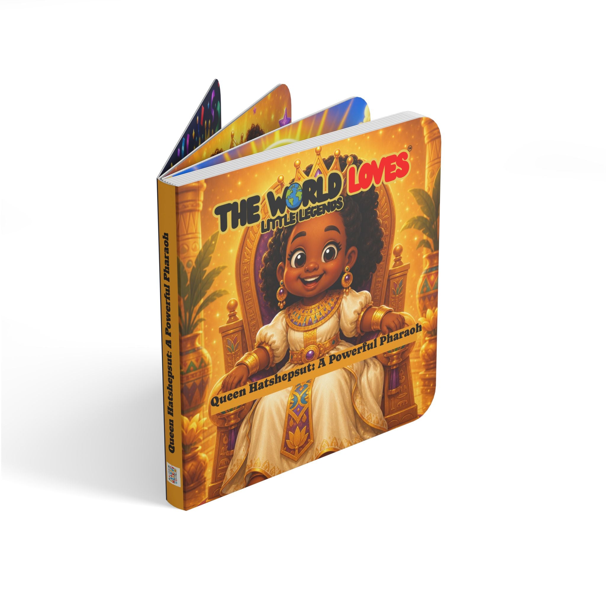 Board Book - "The World Loves: Queen Hatshepsut" Children's Illustrated Board Book