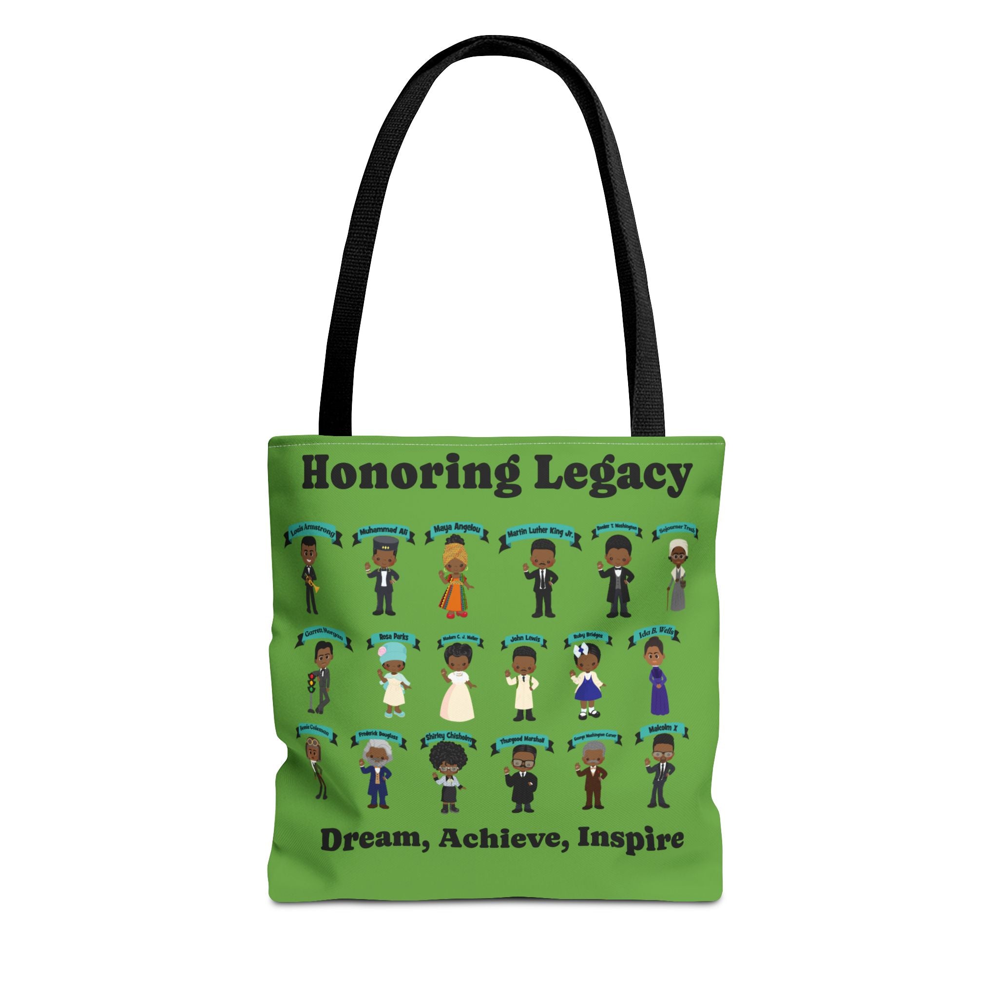 Tote Bag, Black History Figures, Honoring Legacy - African American History, Civil Rights Leader Tote, Inspirational Black Leaders Bag,