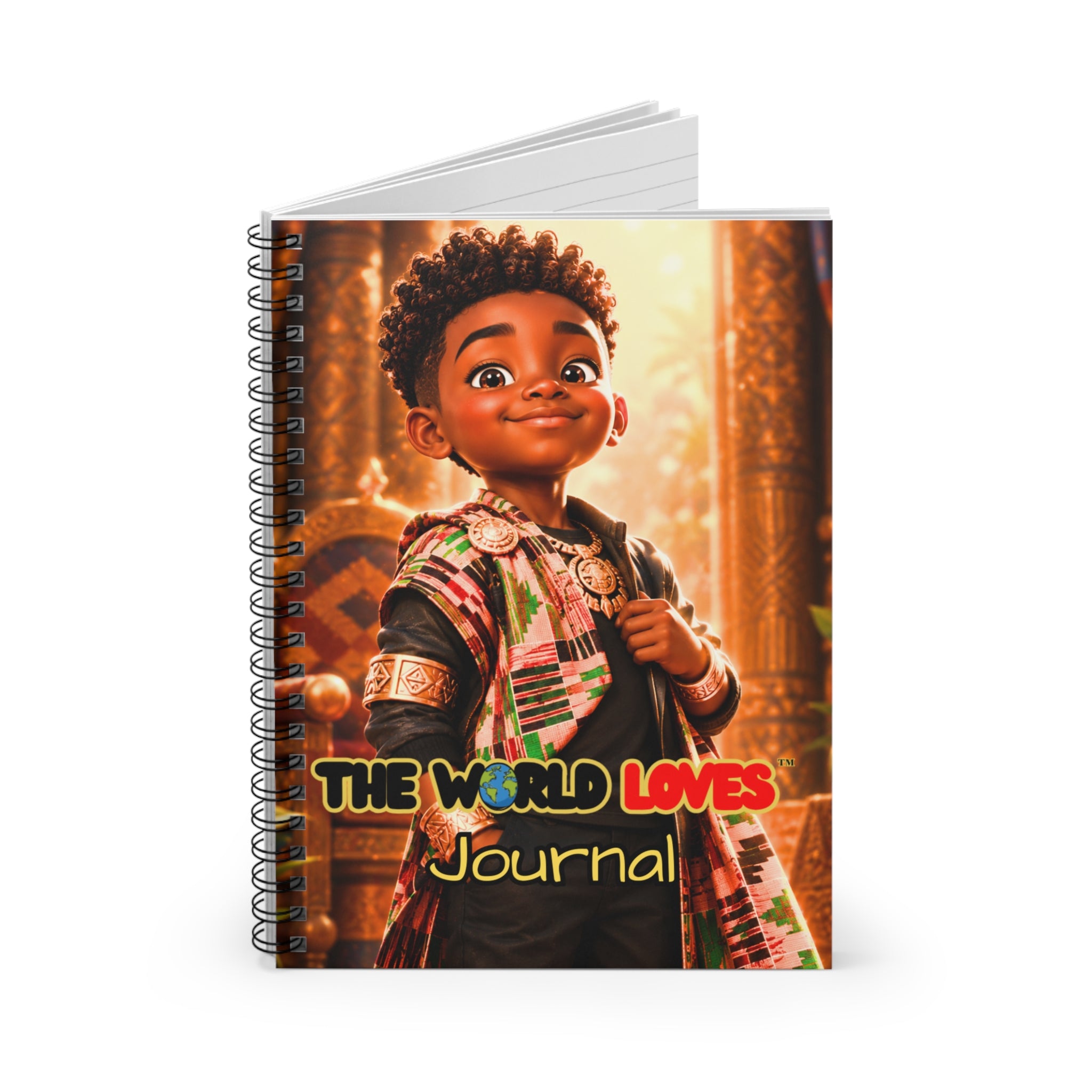 The World Loves™ Spiral Notebook — Ruled Journal for Travel, Gratitude & Everyday Notes
