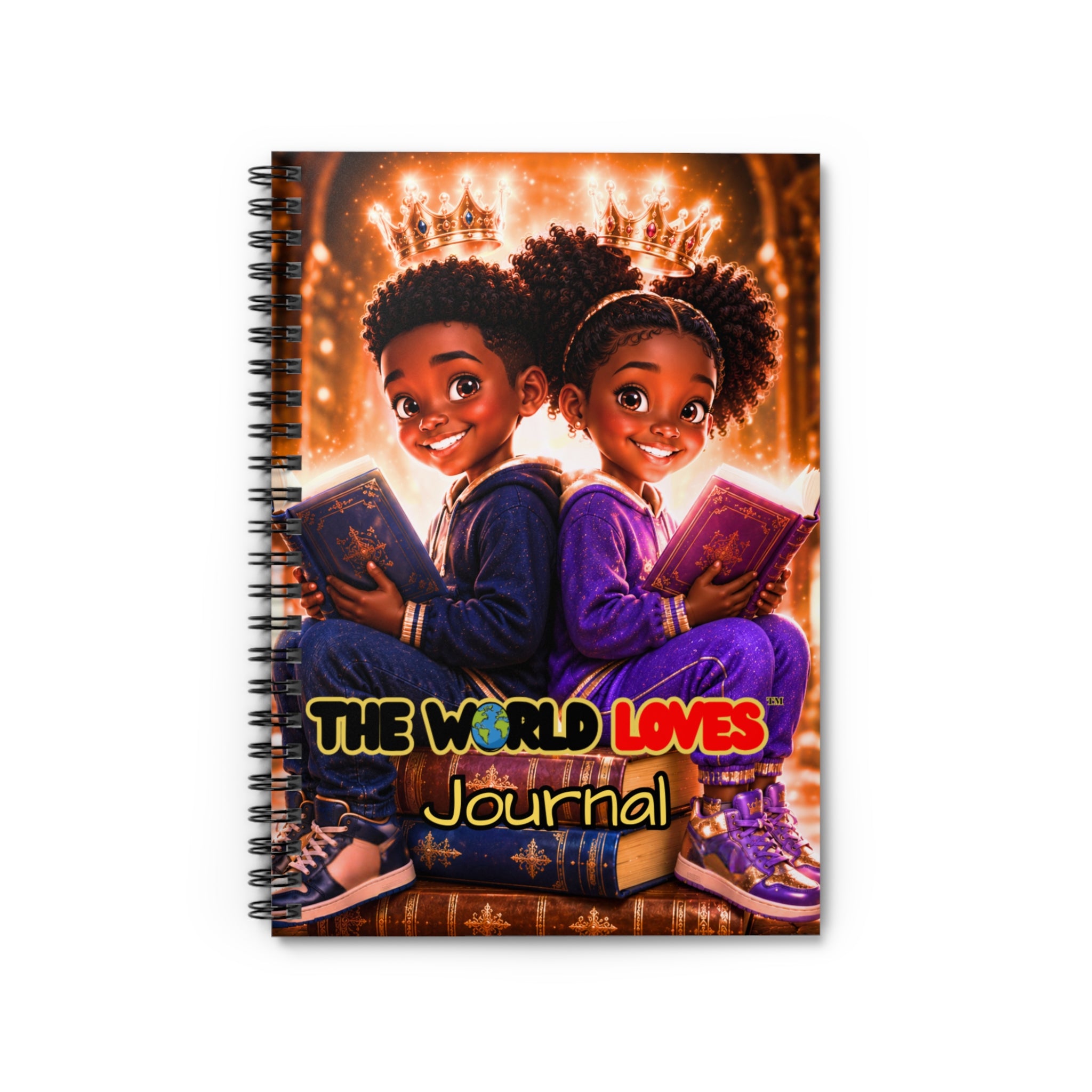 The World Loves™ Spiral Notebook — Ruled Journal for Travel, Gratitude & Everyday Notes