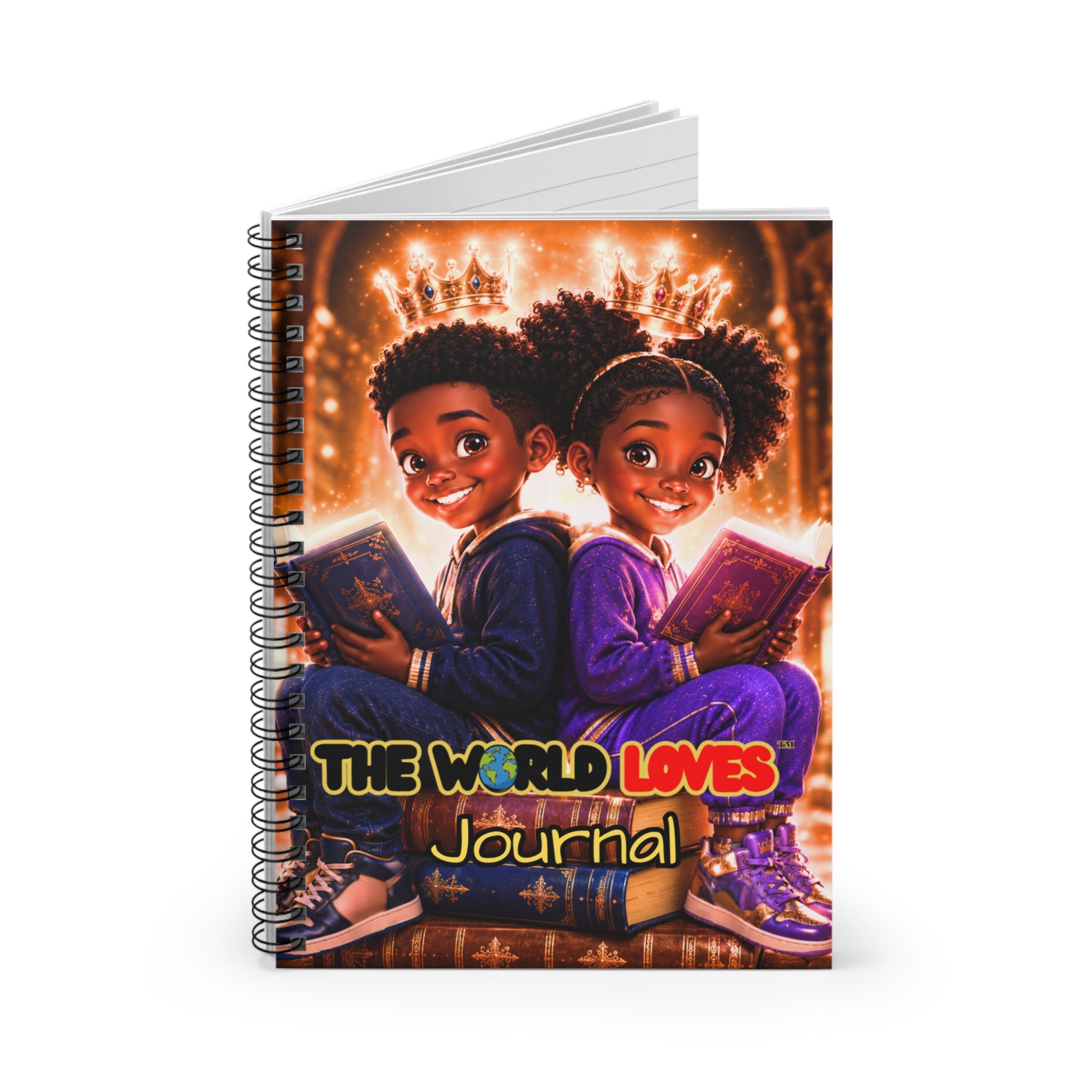 The World Loves™ Spiral Notebook — Ruled Journal for Travel, Gratitude & Everyday Notes