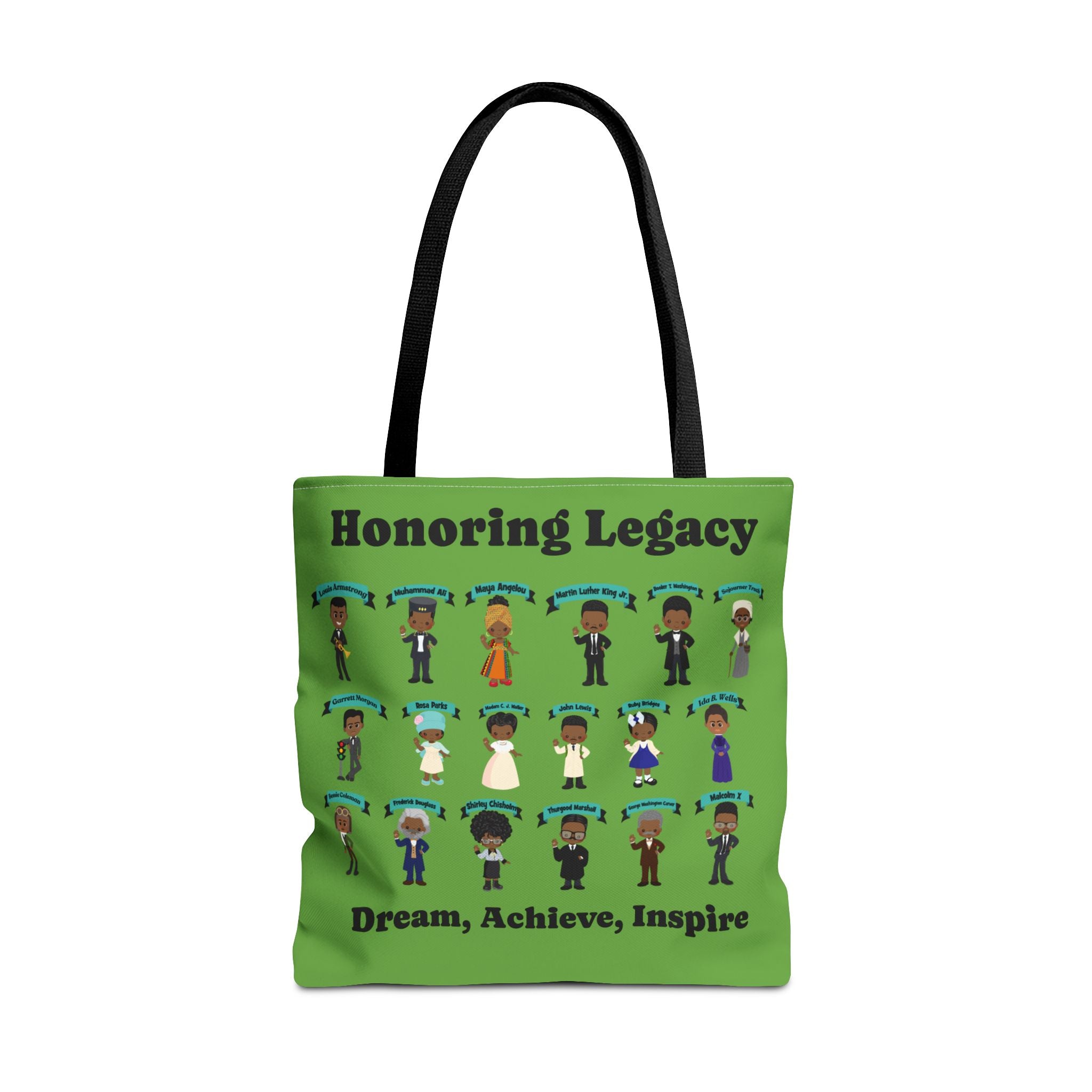 Tote Bag, Black History Figures, Honoring Legacy - African American History, Civil Rights Leader Tote, Inspirational Black Leaders Bag,