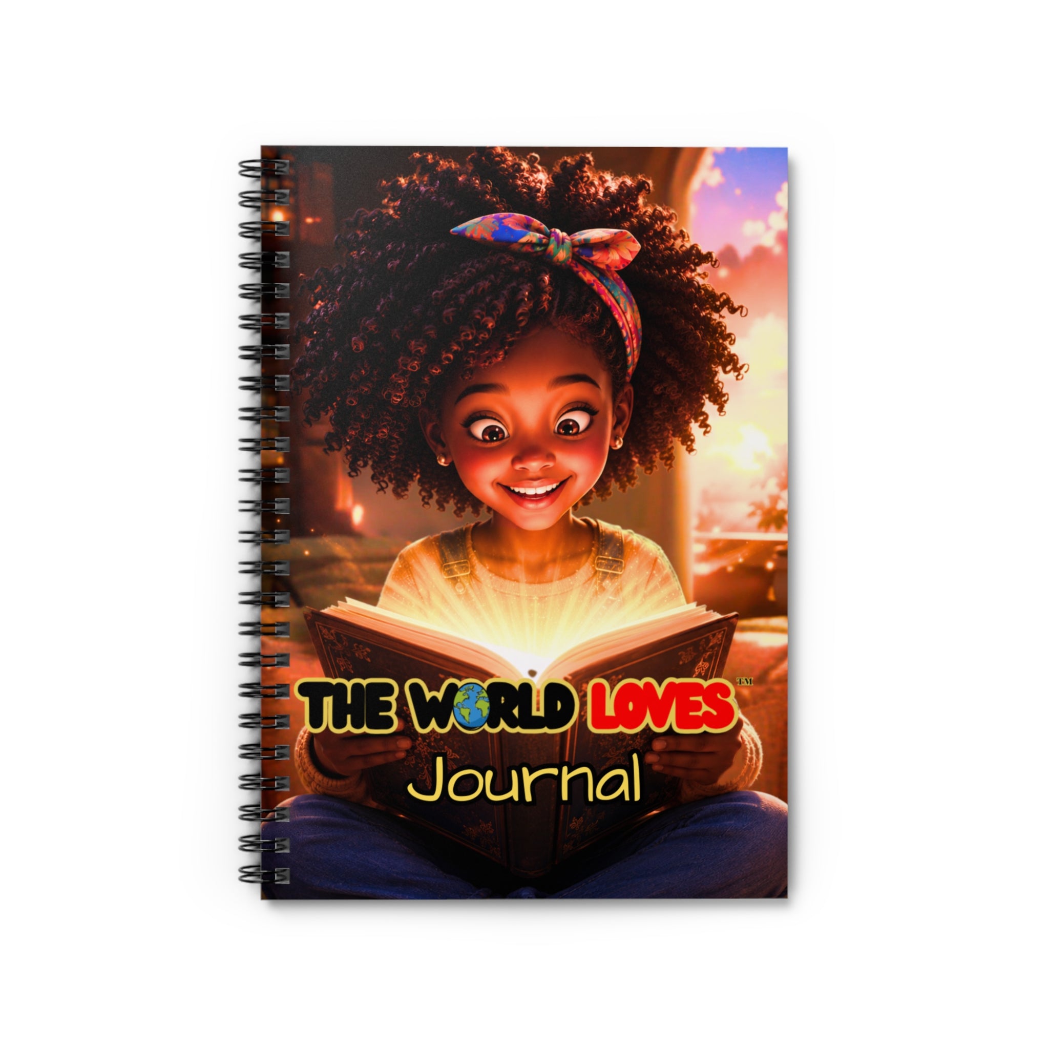 The World Loves™ Spiral Notebook — Ruled Journal for Travel, Gratitude & Everyday Notes