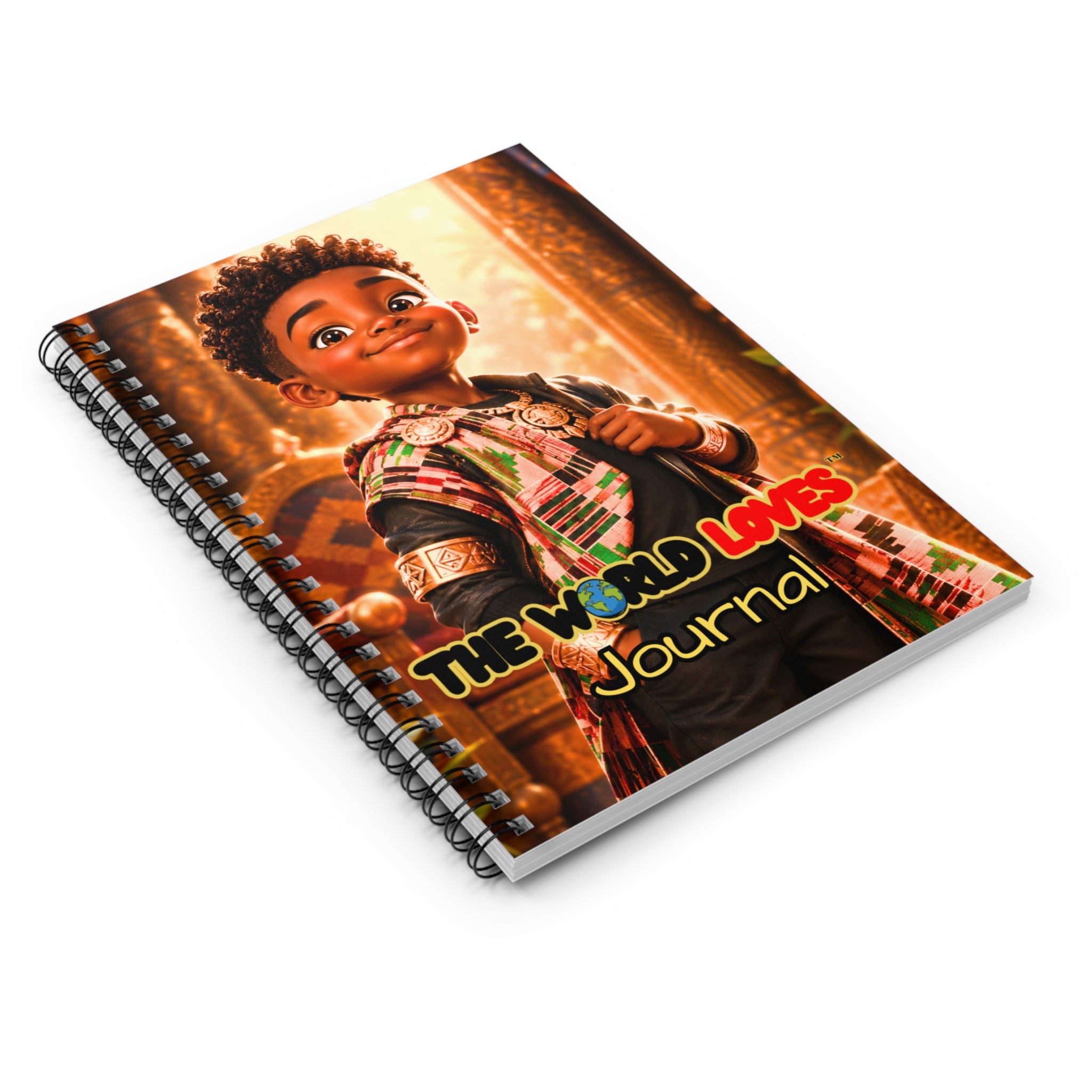 The World Loves™ Spiral Notebook — Ruled Journal for Travel, Gratitude & Everyday Notes