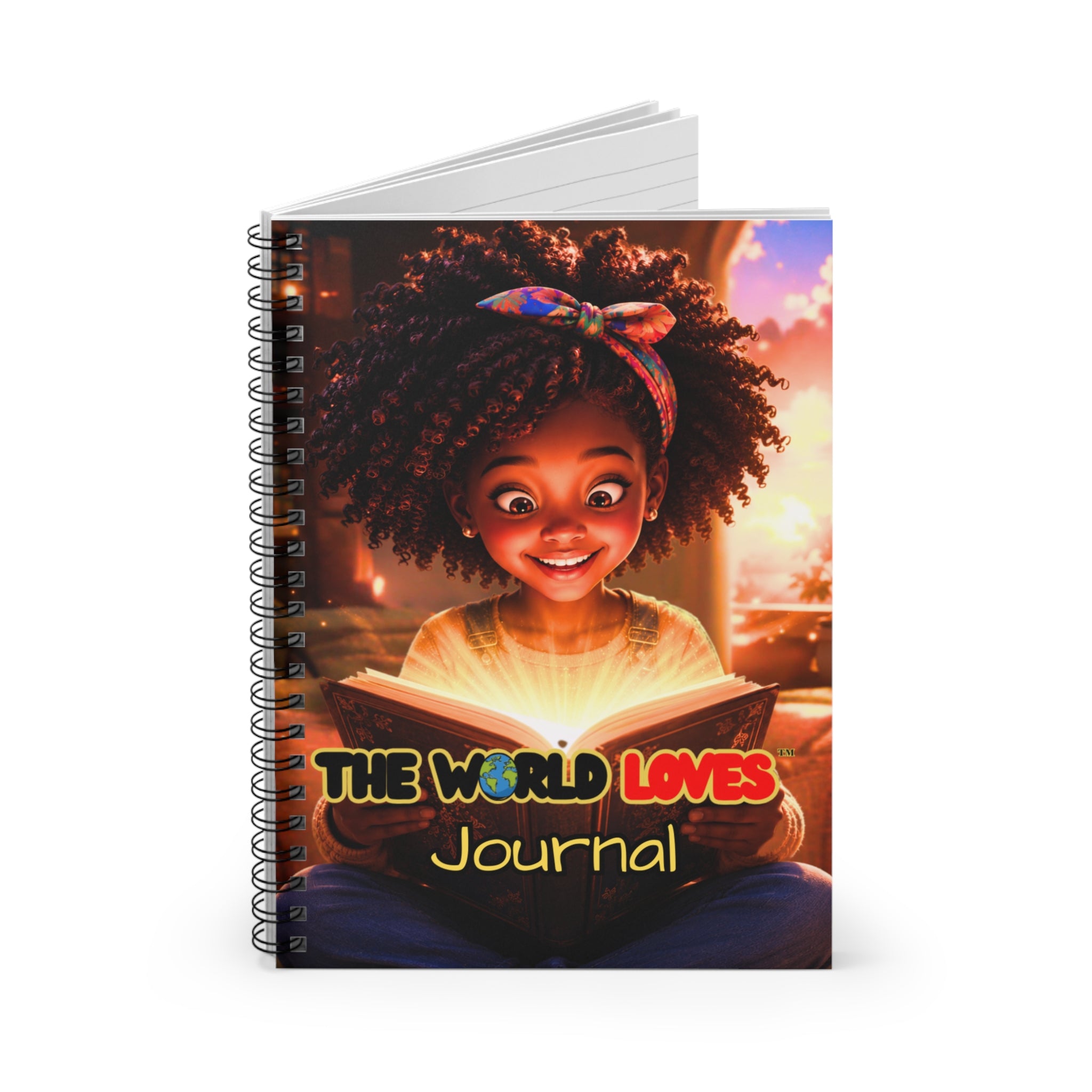 The World Loves™ Spiral Notebook — Ruled Journal for Travel, Gratitude & Everyday Notes