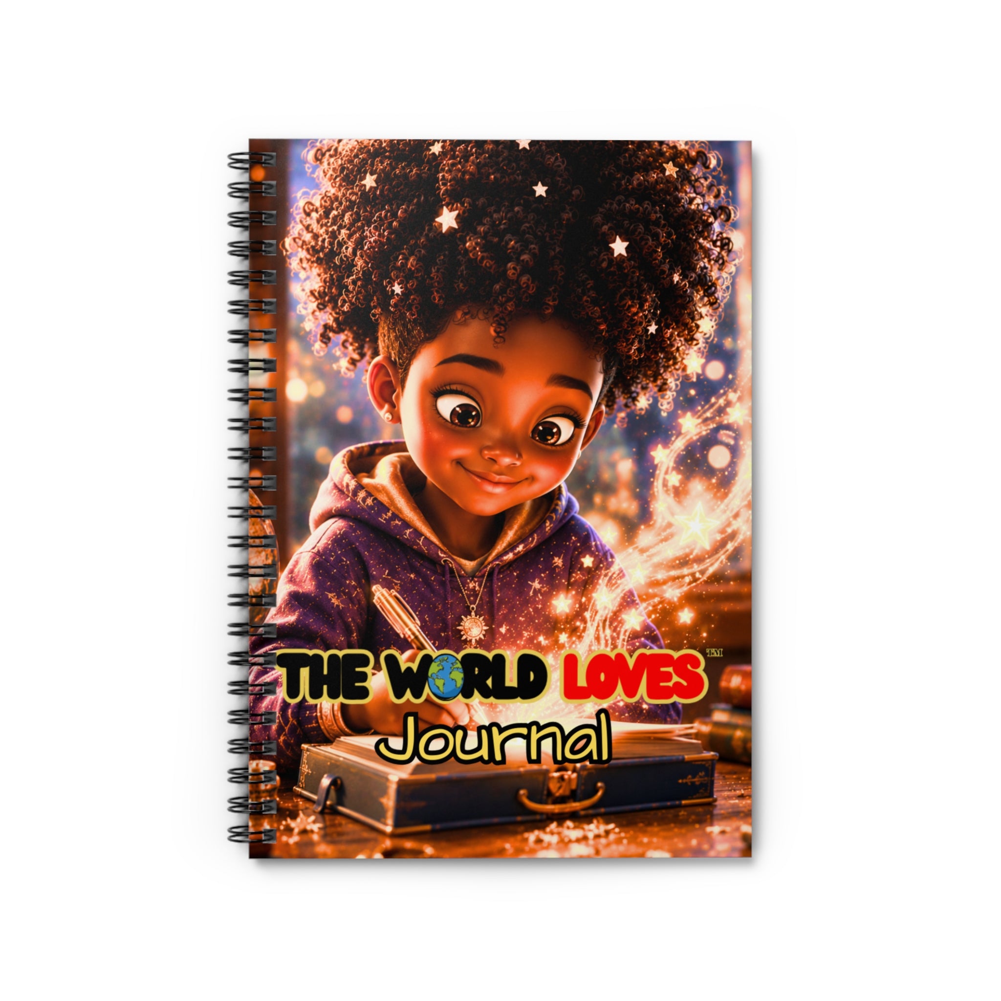 The World Loves Journal — Magical Kids Spiral Notebook (Ruled)